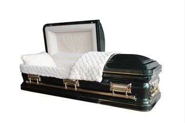 Hunter Green apaļš stūra tērauda zārks